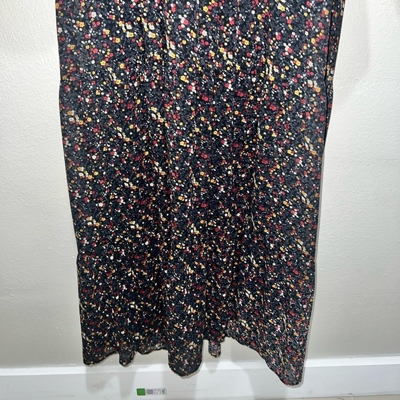 Threads & States Black Floral Long Sleeve Maxi Dress - Picture 3 of 9